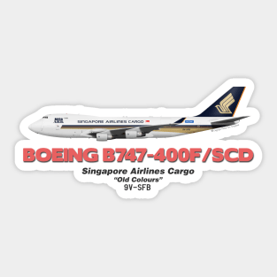 Boeing B747-400F/SCD - Singapore Airlines Cargo "Old Colours" Sticker